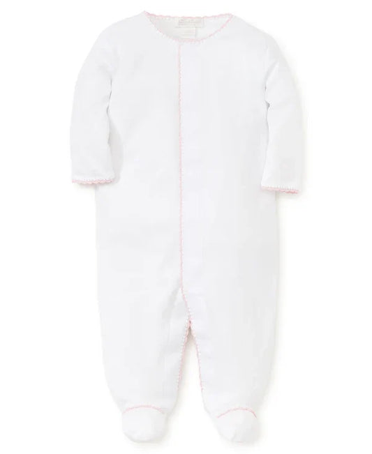 Kissy Premier Footie-White/Lt. Pink