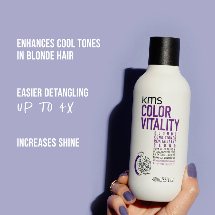KMS Colour Vitality BLONDE Conditioner 250ml (New Packaging)