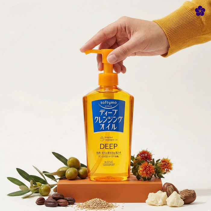 KOSE - Softymo Deep Cleansing Oil 230ml - Murasaki Cosmetics Japanse cosmetica winkel in Nederland