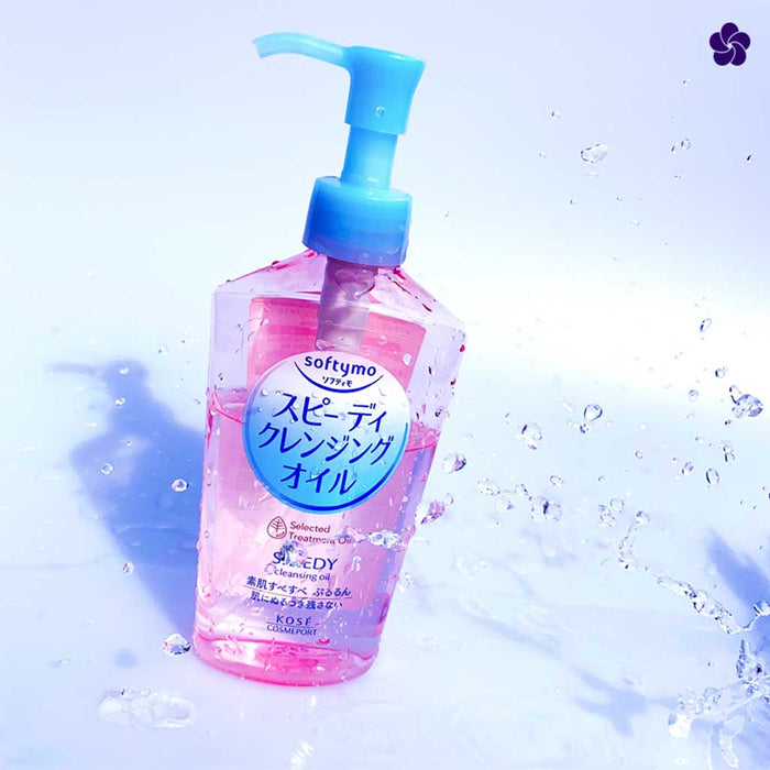 Kosé Cosmeport Softymo Cleansing Oil Speedy. Best Japanese Oil Cleanser. Murasaki Cosmetics. Japanese Skincare Shop Europe