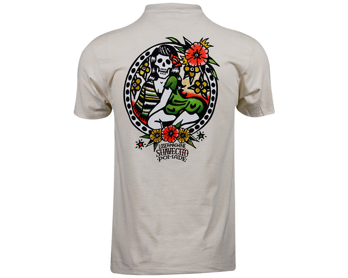 La Calavera Catrina Tee - Natural Back
