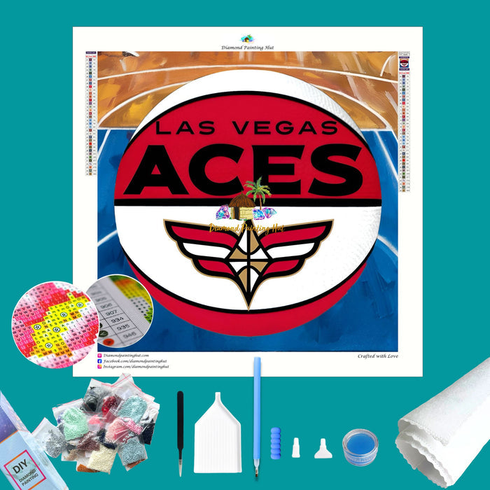 Las Vegas Aces WNBA Diamond Painting