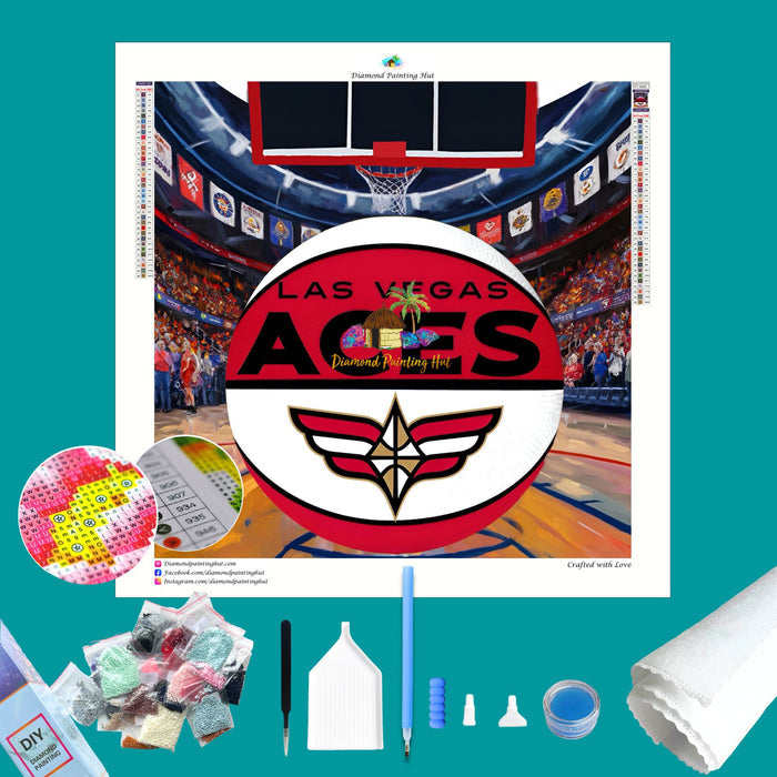 Las Vegas Aces WNBA Diamond Painting