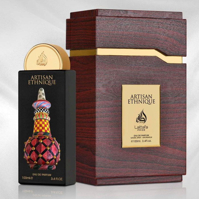 Lattafa Perfumes | Artisan Ethnique | Unisex Parfum | 3.4 oz (100ml) | Warm & Spicy - Sweet - Vanilla Fragrance