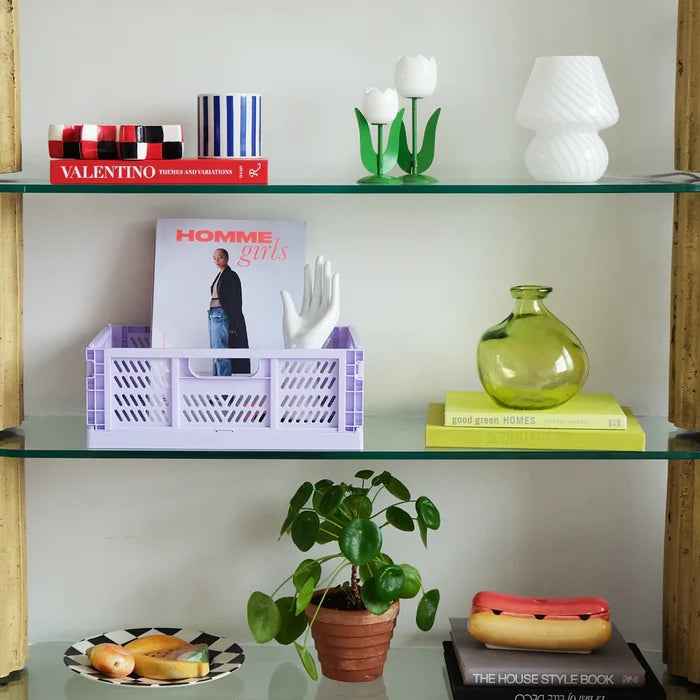 Lavender Large Storage Crate