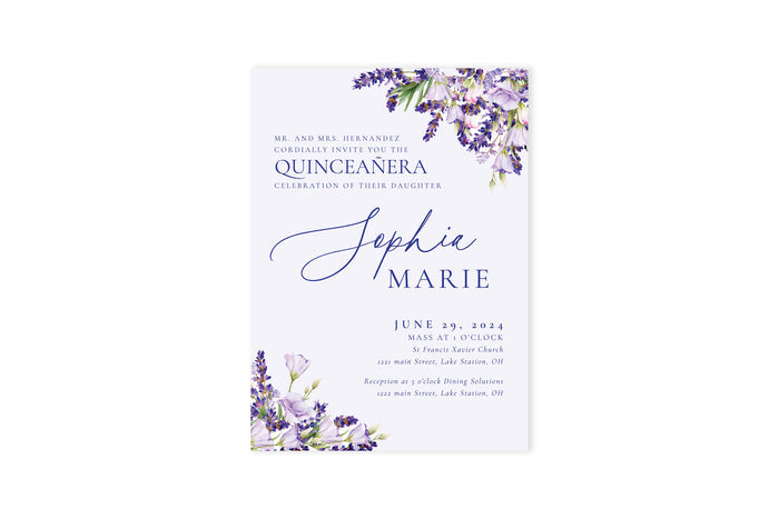 Lavender Quinceañera