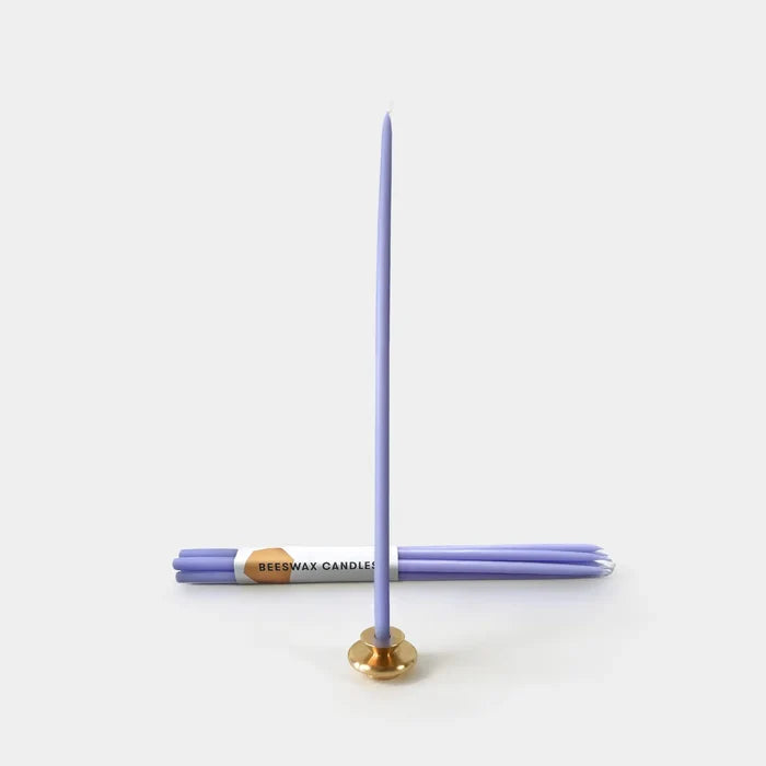 Lavender Thin Beeswax Tall Candles