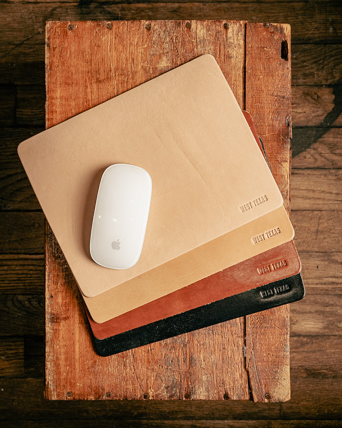 Leather Mouse Pad | West Texas | Manready Mercantile