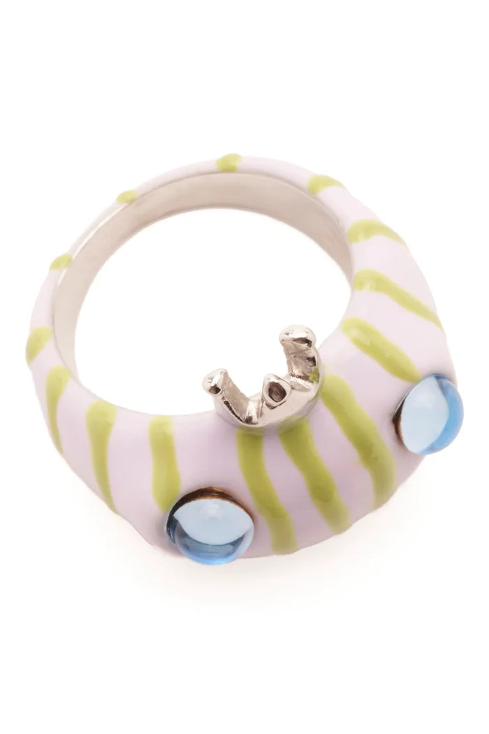 Lilac Frog Prince Ring