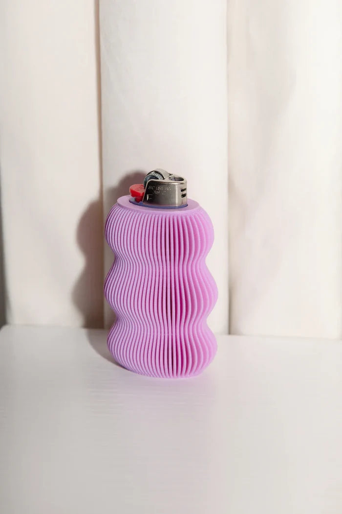 Lilac Wave Lighter Case