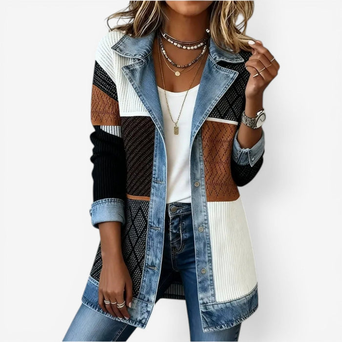 LIV – Relaxed Denim Mix Jacket