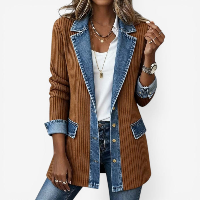 LIV – Relaxed Denim Mix Jacket