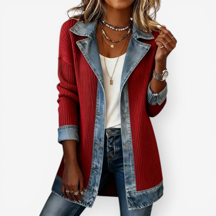 LIV – Relaxed Denim Mix Jacket
