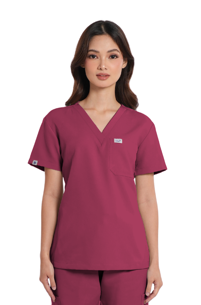 Luxe® V-Neck Women Scrub Top