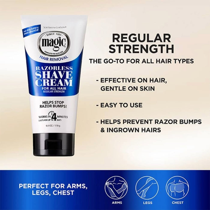 magic Cream Shave [Regular Strength] 6oz