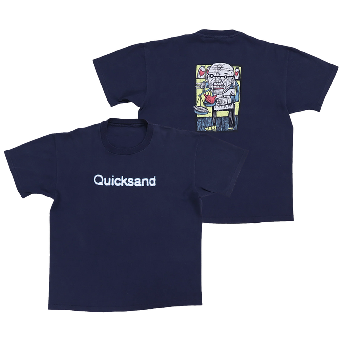 Manic Compression Logo Tee Navy