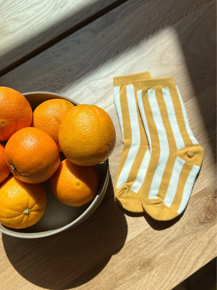 Marigold Stripe Sock