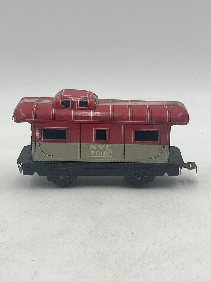 Marx Trains 553 Santa Fe Tanker (2)/NYC 20102 Caboose/Union Pacific Coal Tender