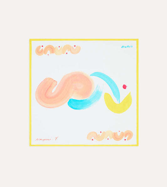 Mayumi Y. for Drake’s Brush Print Silk Bandana