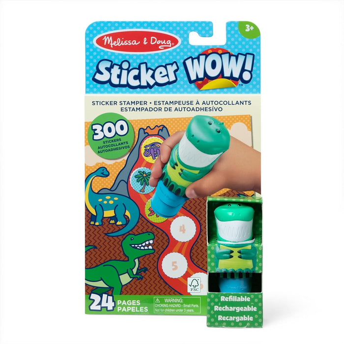 Melissa & Doug Sticker WOW! Activity Pad Set - Dinosaur