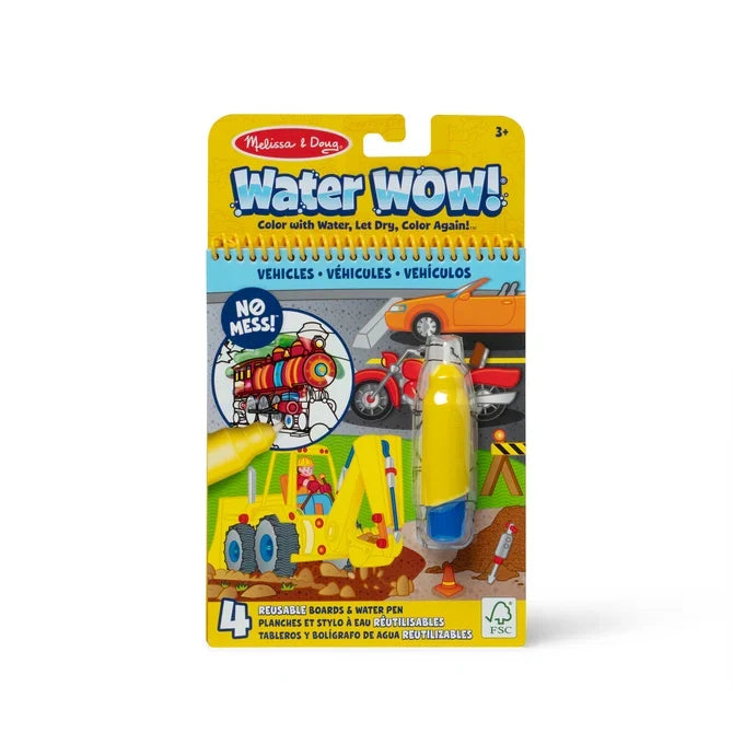 Melissa & Doug Water WOW! Water Reveal Pad - Vehicles
