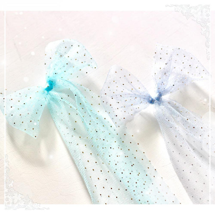 Memory Place - Trim Sheer Glitter Ribbon 2.3"X 1yd - Blueberry/Sky blue. Available at Embellish Away located in Bowmanville Ontario Canada. Example by brand ambassador.
