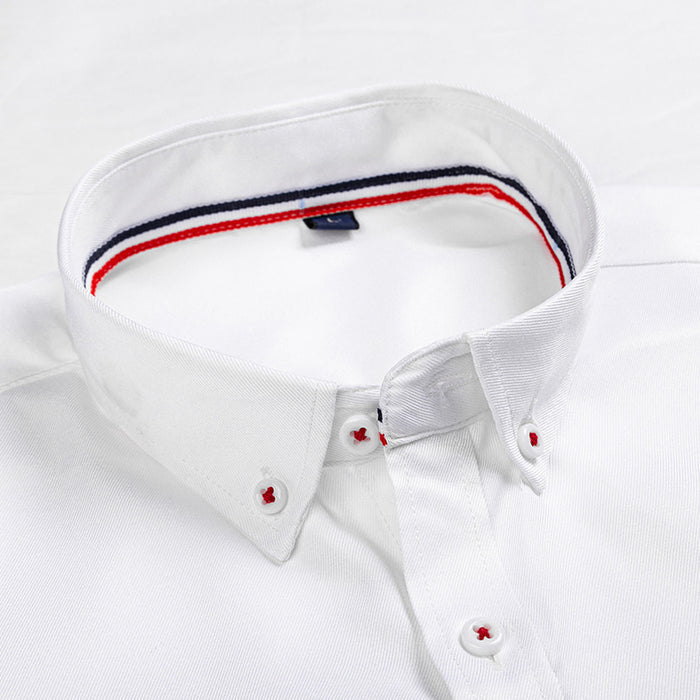 Men's Business Dress Shirt - Casual Fashion Long Sleeve Button-Up