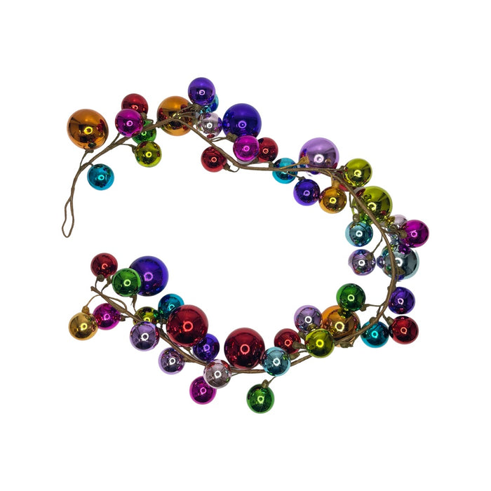 Merry and Bright Ball Garland, 4'