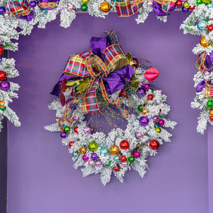 Merry and Bright Ball Garland, 4'