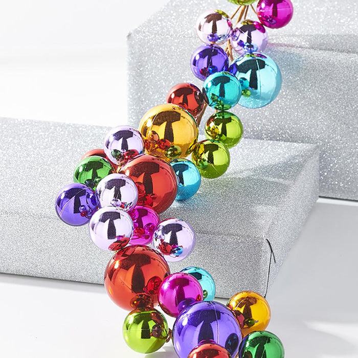 Merry and Bright Ball Garland, 4'