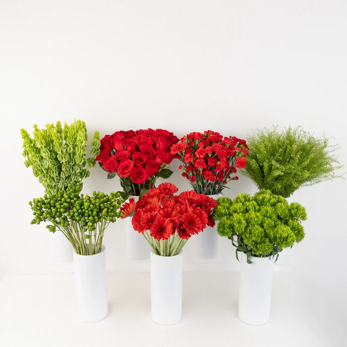 Merry And Bright Diy Flower Kit Stem - Image