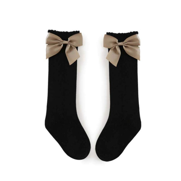 Mesh Bow Socks (5 colors) - 260 Broadway Boutique