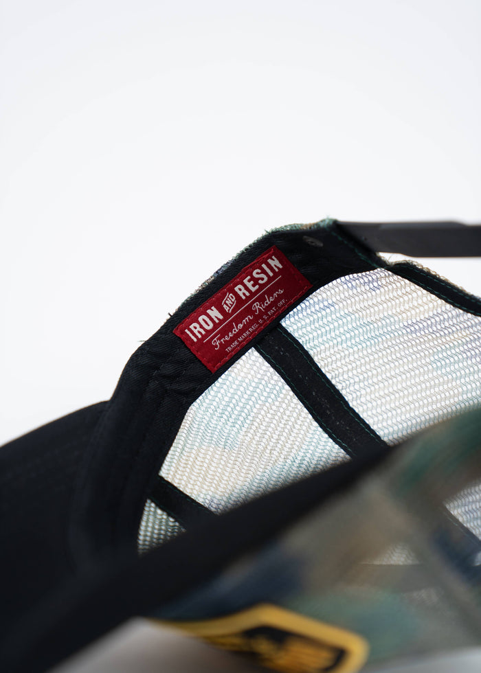 Mesh Hat | Camo | Iron & Resin