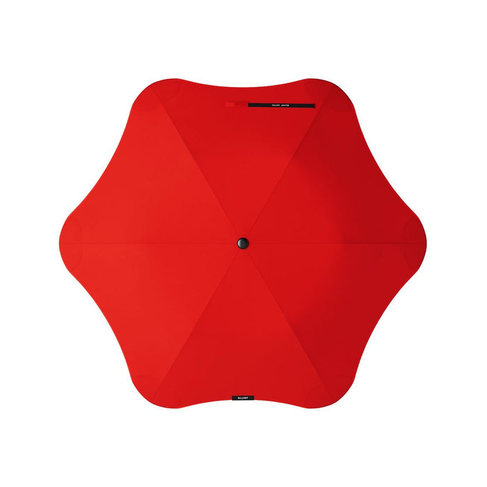 Red umbrella on a white background