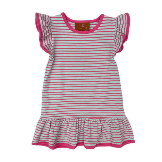Millie Jay Khloe A/S Dress-Pink/Aqua