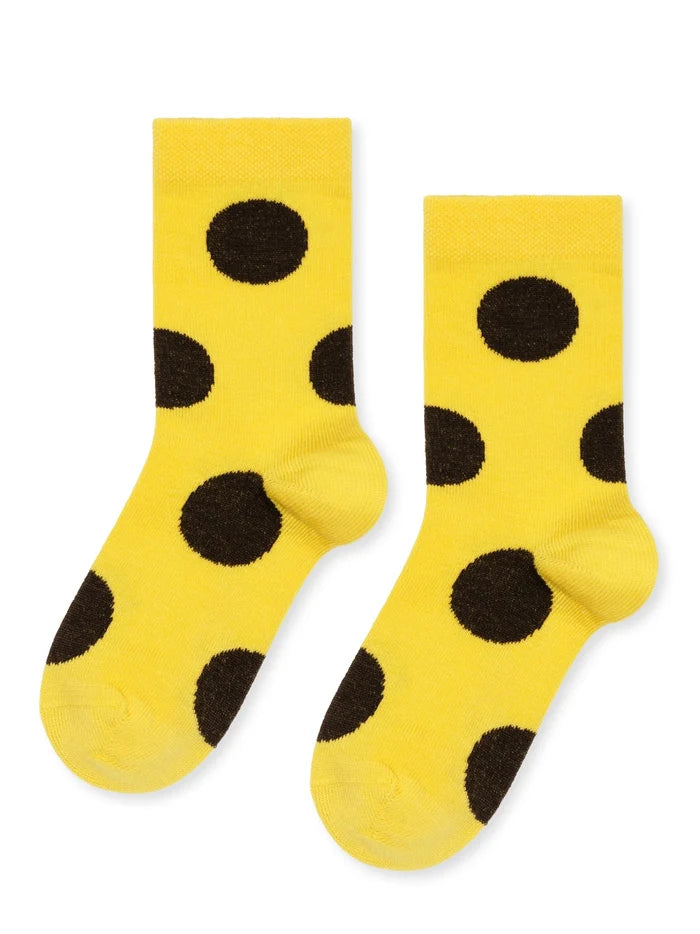 Mini Yellow Rie Crew Socks