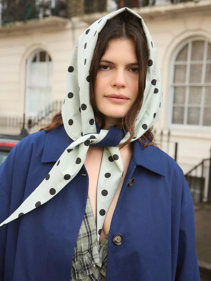 Mint Chip Dot Olson Trench
