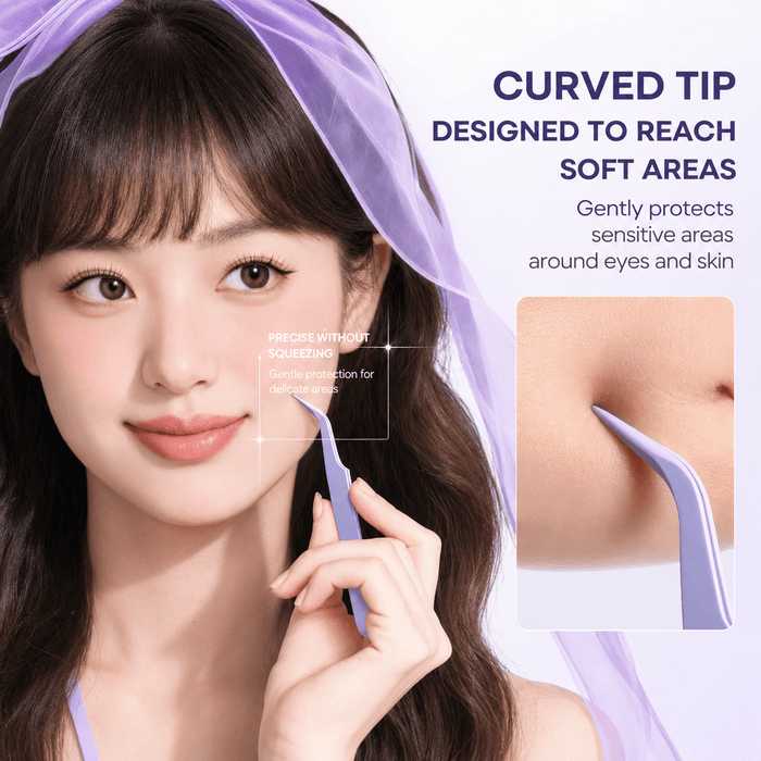 Mlen Diary Anti-Stick Fairy Tweezer ملقط ميلين دايري المضاد للالتصاق - Princess Cosmetics Qatar