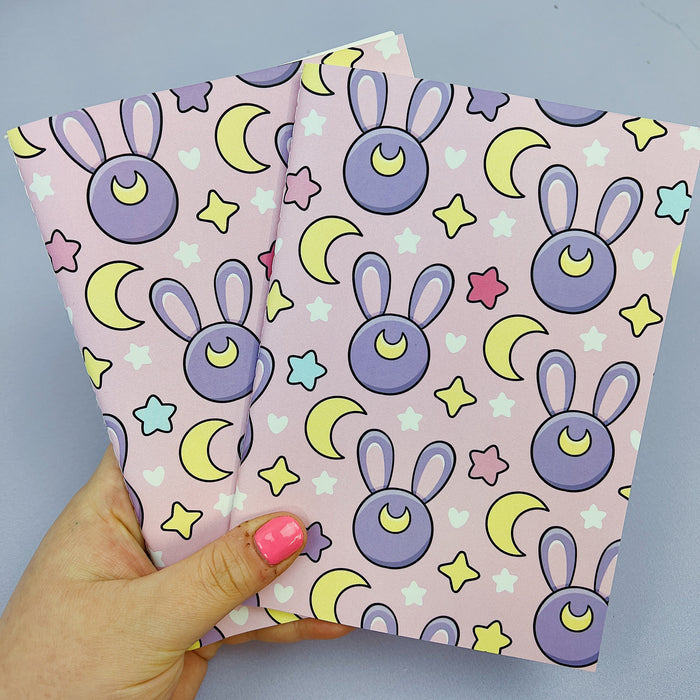 Moon Prism Bunnies B6 Reusable Sticker Book Insert