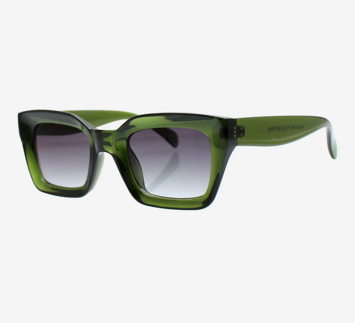 Moss Green Onassis Sunglasses