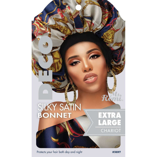 Ms. Remi Deco Silky Satin Bonnet X-Large, 1 Count, Assorted Patterns