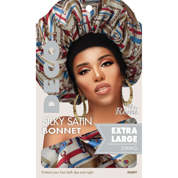 Ms. Remi Deco Silky Satin Bonnet X-Large, 1 Count, Assorted Patterns