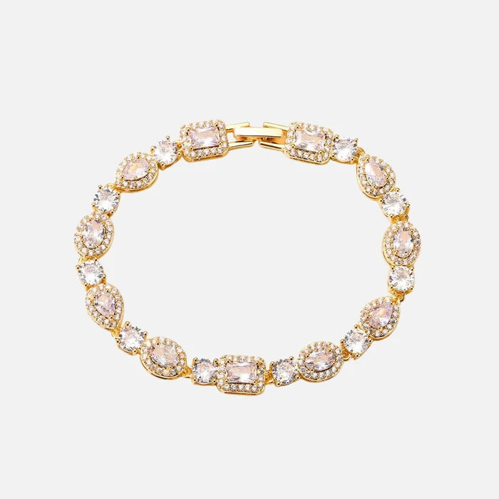 Multi-Stone Bracelet - Gold
