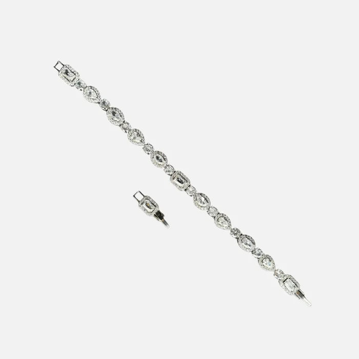 Multi-Stone Bracelet - Silver