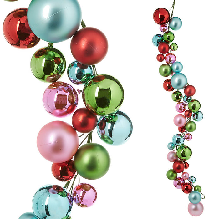 Multicolor Ball Garland, 4'