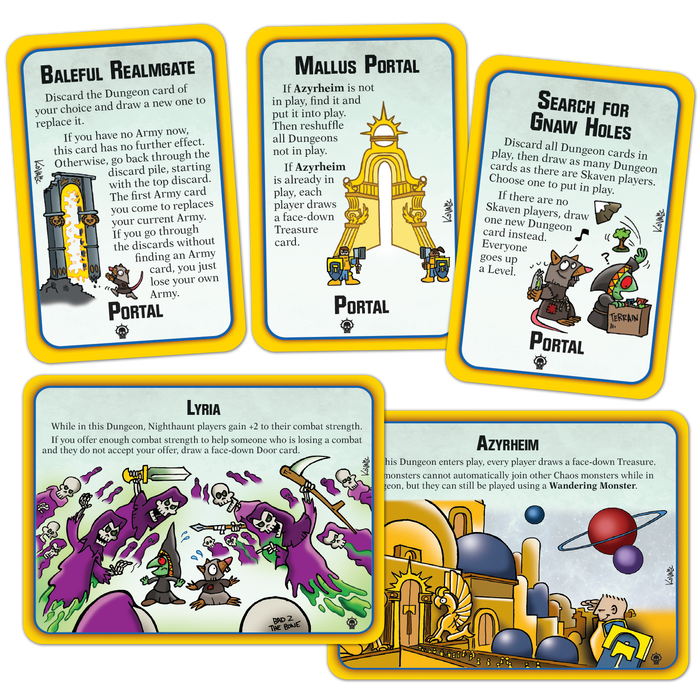 Munchkin Warhammer AOS Dire Domains cards