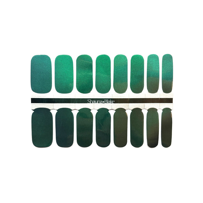 Mystic Teal Nail Wraps (Color Shift)