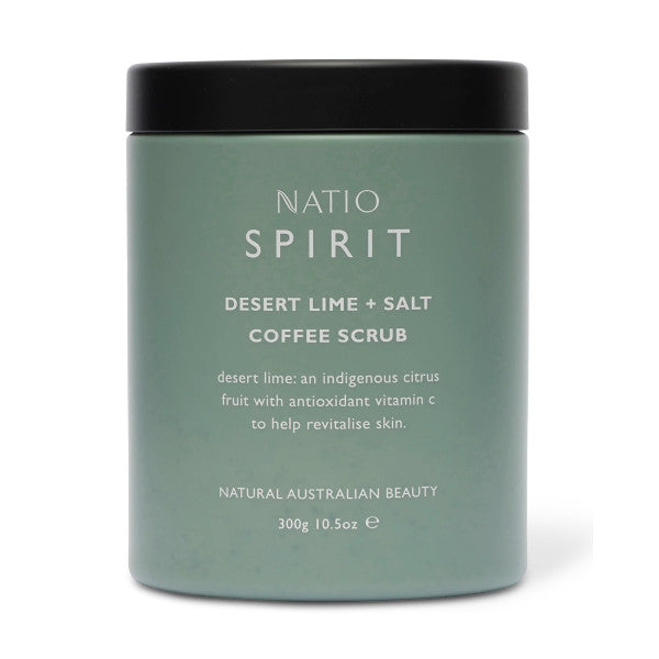 Natio Spirit Desert Lime + Salt Coffee Scrub 300g