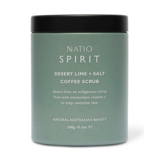 Natio Spirit Desert Lime + Salt Coffee Scrub 300g