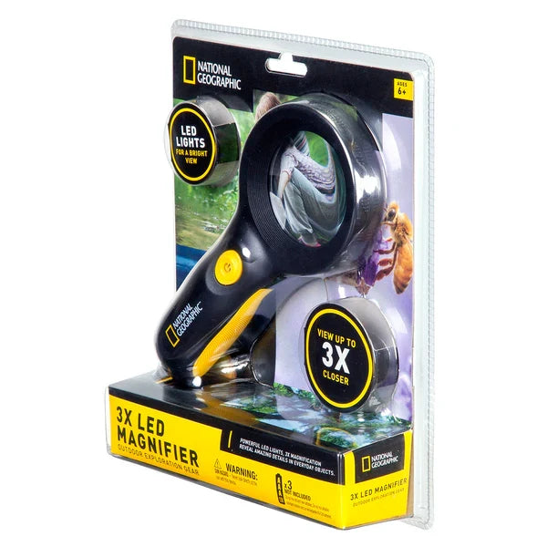 National Geographic 3x LED Magnifying Glass (80-29501)